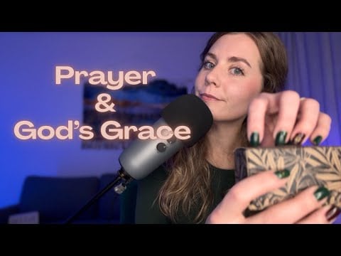 Christian ASMR  💖 Gentle Tapping & Close Whispering About God's Grace for a Peaceful Sleep