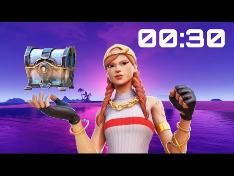 J'AI SEULEMENT 30 SEC POUR ME LOOTER SUR FORTNITE!