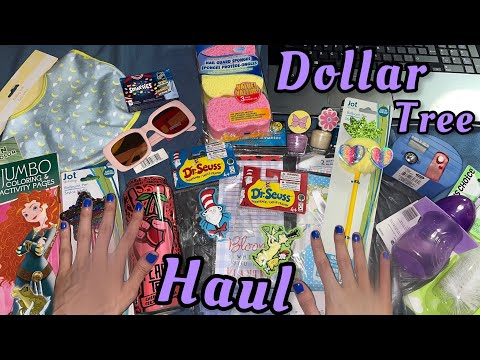 ASMR Dollar Tree Haul W/ Plastic Crinkle Sounds and Whisper