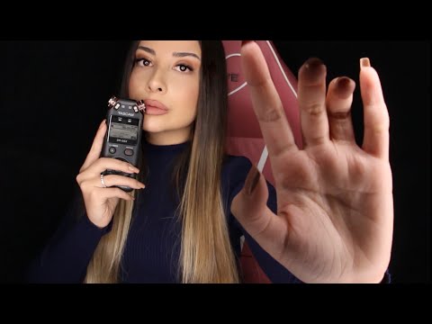 RAHAT UYKU | Tascam Yoğun Ağız Sesleri&Anlaşılmayan Fısıltı&Rahatlatıcı El Hareketleri | TÜRKÇE ASMR