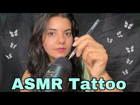 ASMR: FAZENDO SUA TATUAGEM