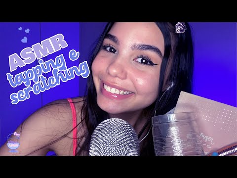 ASMR: TAPPINGS e SCRATCHINGS que vão te fazer DORMIR  💜🥵