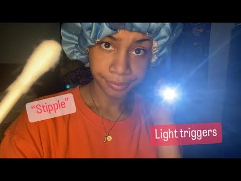 ASMR - LIGHT Triggers with Stipple (Mia)