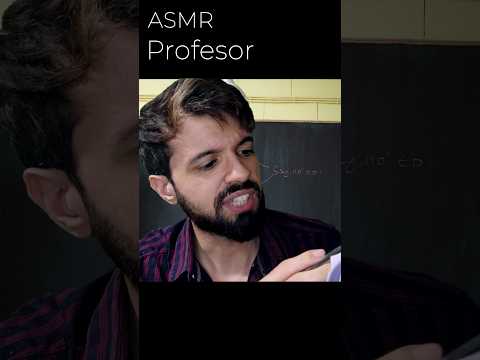 ASMR - PROFESOR roleplay comedia #relax #asmr #susurros #asmrroleplay #comedia