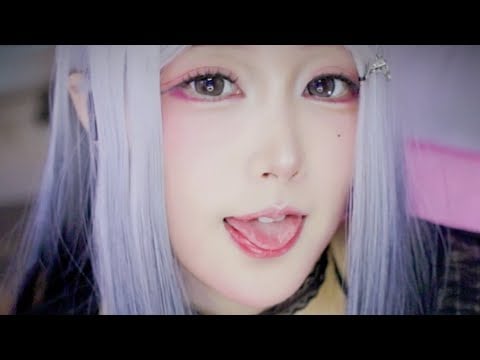 ASMR 🖤 Ear Blowing & Licking