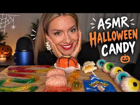ASMR | Trying HALLOWEEN Candy 👻 (eating sounds)