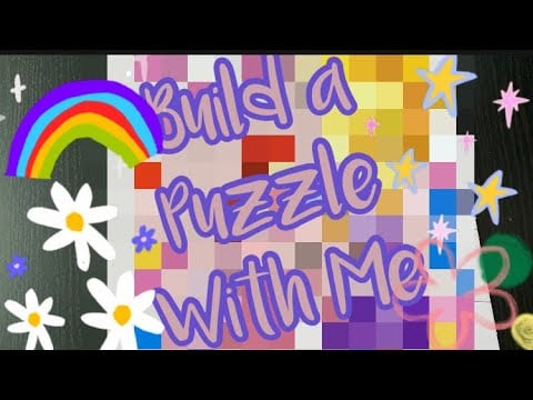 ASMR Build a “Princess Ariel & Rapunzel” Puzzle With Me