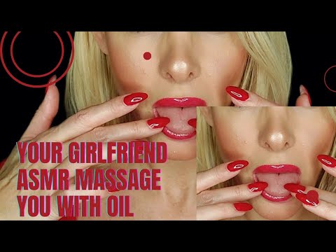 your girlfriend massage you with oil/La tua fidanzata  ti fa un massaggio #asmr #roleplay #oil