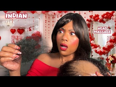 Fast & Aggressive Indian Scalp Massage ASMR | Deep Hair Pulling , Scratching & Salon Role-play