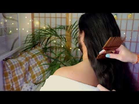 ASMR Long Hair Brushing & Tingles | Gentle Hairplay for Relaxation