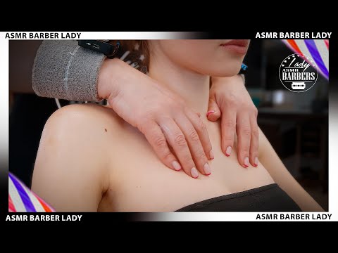 ASMR Shoulders Massage by Barber Lady Lida