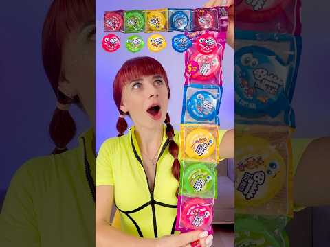 ASMR Bubble Gum Eating Mukbang #shorts