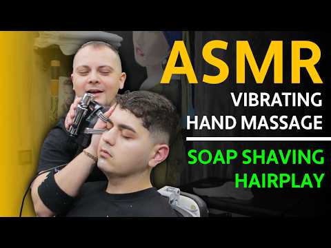 Weirdly Wonderful ASMR: Shaving Soap Foam, Ear Cleaning & Migraine Stone Massage