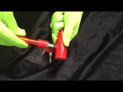 Glovely Hands playing with a  lock  [[ASMR]]