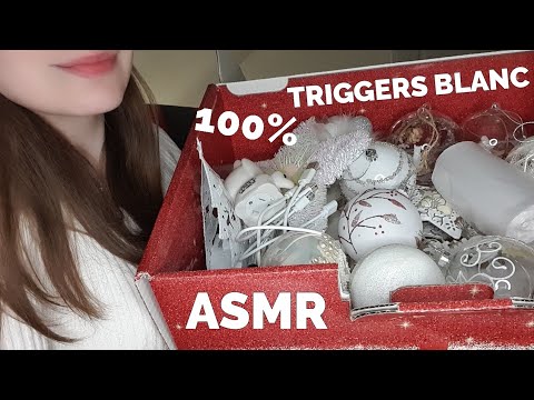 ASMR 🤍 100%TRIGGERS BLANC (Spécial Noël)