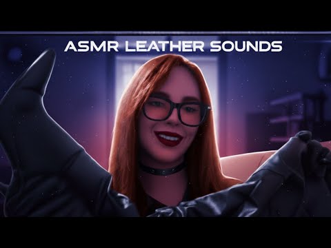 ASMR Leather Symphony: Soft Gloves, Creaky Boots & Blouse Sounds