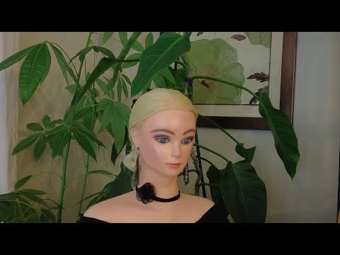 Stylish smooth bun 🤍 ASMR 🤍 Hairstyle - Hairstyling - Head Massage, Perfectionist, Finishing Touch 