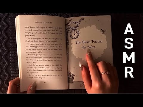 😴 ASMR Reading Cozy Bedtime Stories ✨ Soft Clicky Whispers to Help You Sleep Instantly