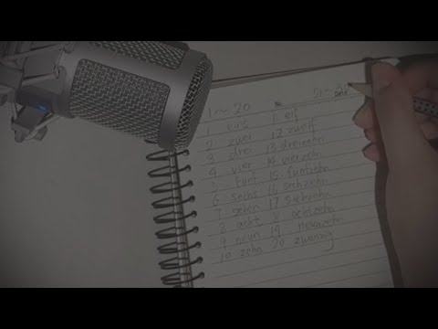 Teach you some basic German🇩🇪 The first ASMR video I shot
