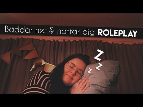 ASMR Bäddar ner & nattar dig - ROLEPLAY