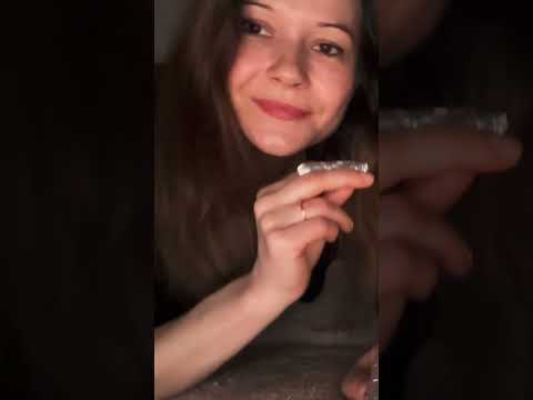 ASMR Nighttime 😴 Crinkly Sounds 🌙 #asmrnight #asmrforsleeping  #asmrcrinklesounds