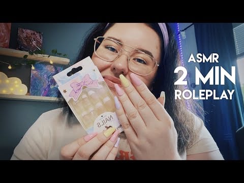 ASMR - Gör Dina Naglar på 2 Min - ROLEPLAY