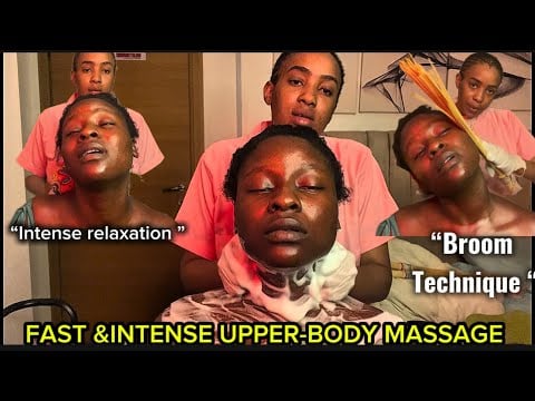 ASMR: SATISFYING UPPER BODY MASSAGE,SOFT WHISPERS,INTENSE BODY WASH & RELAXING MOUTH SOUND FOR SLEEP