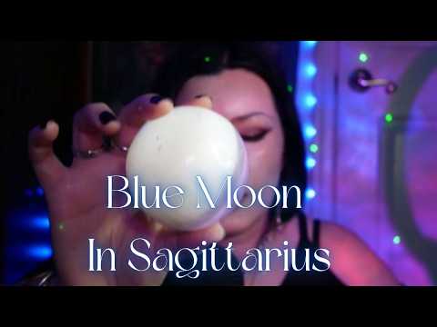 Blue Moon In Sagittarius~Reiki ASMR~Luck, Expansion, release limiting beliefs