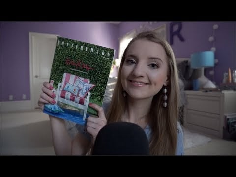 [ASMR] Pottery Barn Magazine - Page Flipping + Soft Speaking - Low Light