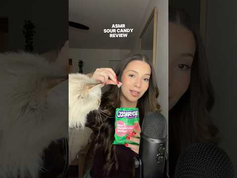 ASMR SOUR CANDY REVIEW 🍉 #asmr #whispering #candy #review #joyride