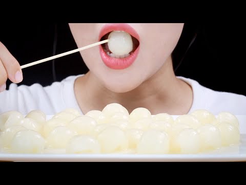 ASMR Clear Food Part 3 | Longan Fruit Eating Sounds | 투명음식 먹방 3탄 | 용안 과일 | MINEE EATS