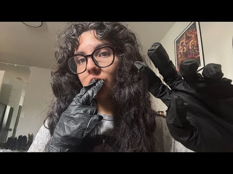 ASMR Spit Painting You With Gloves 