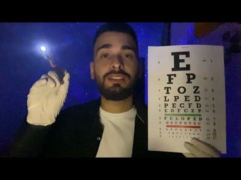 ASMR | EXAMEN DES YEUX