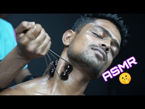 Smooth ASMR Head Massage For Deep Sleep | Neck Cracking & Head Scratching | Neck Massage ASMR