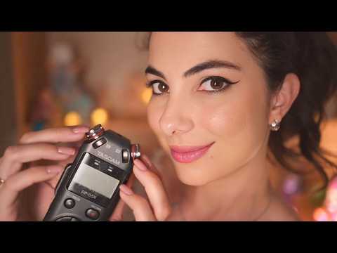 ASMR COM UNHAS NA CÁPSULA DO TASCAM | Sweet Carol