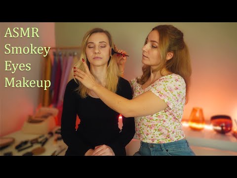 ASMR Stunning SMOKEY Eyes MAKEUP Application with PERFECTIONIST | real person asmr