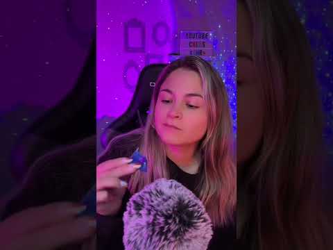 ASMR | Eating Edible Crystals | Blue Raspberry