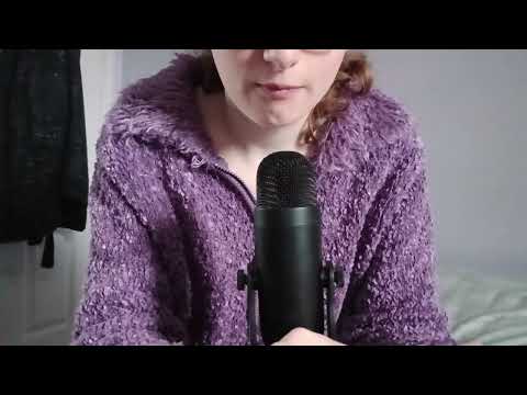 ASMR With Easter Stickers (sticky tapping, on the mic)