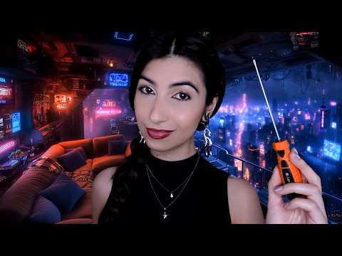 ASMR Consertando você, robô futurista 🤖🔧