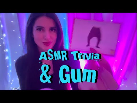 💕🎬📞📺🎶 ASMR Pop Culture Trivia - 80s, 90s, and 2000s + Gum Chewing 🎶📺📞🎬💕