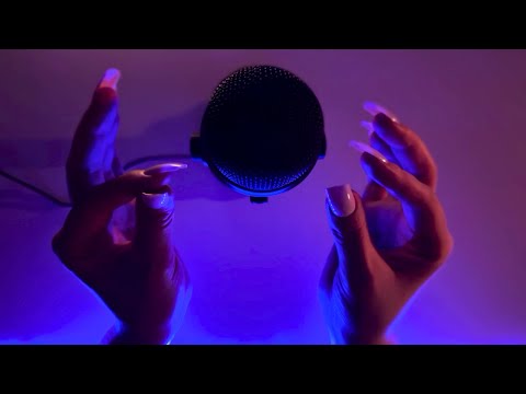 ASMR Hand Movements & Nail Sounds (No Talking)