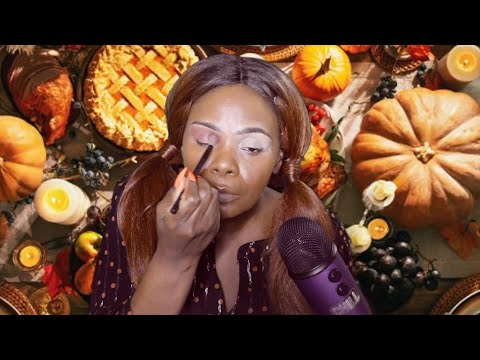 ASMR Autum Cue Make-up Sounds