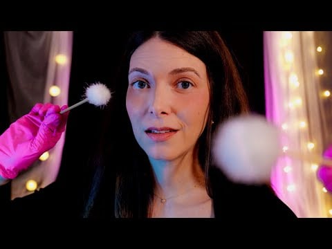 ASMR |  Dermatologa chequea tu cara ! roleplay relajante y placentero    | Love ASMR en español