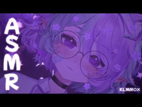 ASMR | Soft Whispering, Purring and Ear Massage