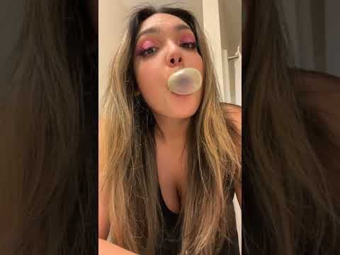 HUBBA BUBBA WATERMELON ASMR | chewing gum sounds