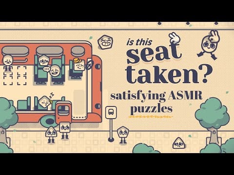 ASMR 🧩 Solving Satisfying Puzzles in Is This Seat Taken? 🧩 Ear to Ear Whispering