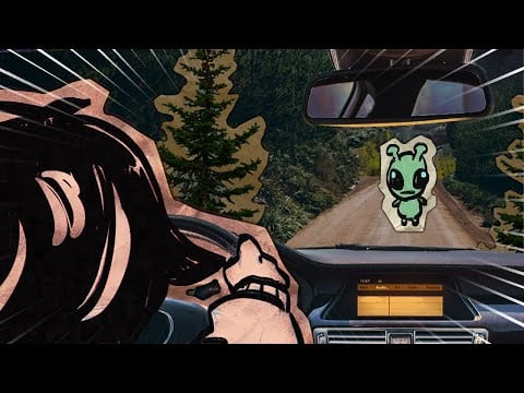 Driving In My Car [ASMR: Old Radio Sounds, Ramble, Car Engine, Outdoor Night Sounds]