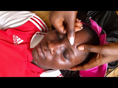 ASMR SUPER ATTENTIVE FACE, EAR CLEANING - BUBBLEGUM CRACKING ✨