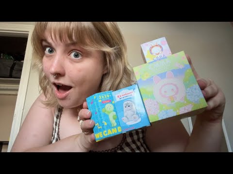 ASMR Blind Box Unboxing and Haul! Tapping, Rambling, Lofi 🛍️📦✨