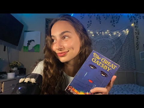 asmr 1 hour of reading for sleep + rain sounds!!